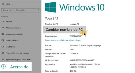 cambiar nombre windows 10.